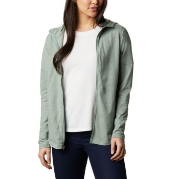 Columbia Ženske Majice S Kapuljačom - Cades Cove Full Zip Svijetlo Zelene | VOAC-41583